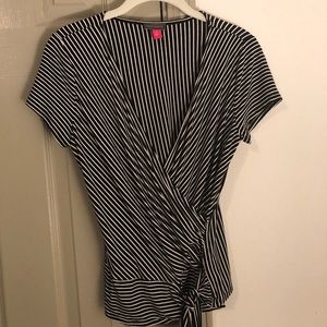 Vince Camuto Wrap V-Neck Top
